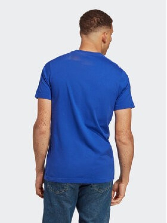 adidas T-Shirt Essentials Single Jersey 3-Stripes T-Shirt IC9338 Niebieski Regular Fit