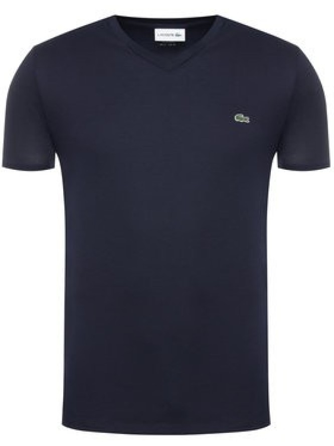 Lacoste T-Shirt TH6710 Granatowy Regular Fit