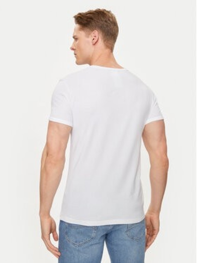 Versace T-Shirt AUU01004 Biały Regular Fit