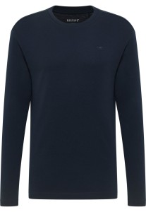 MUSTANG ARLINGTON MĘSKI LONGSLEEVE KOSZULKA Z DŁUGIM RĘKAWEM LOGO DARK SAPPHIRE 1015674 4136