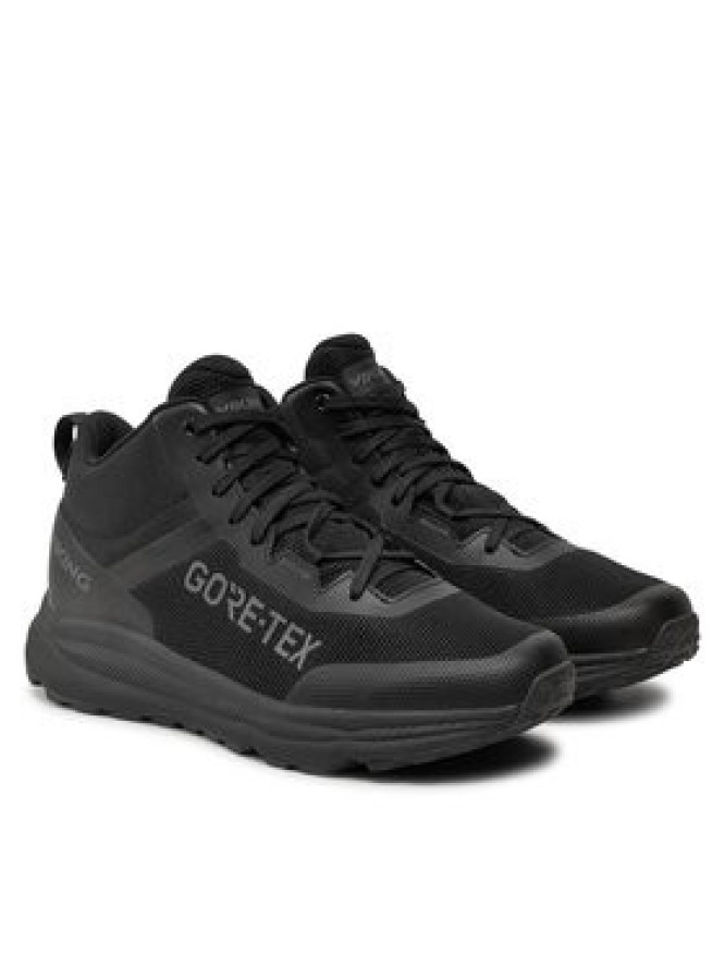 Viking Sneakersy Stride Mid Gtx M GORE-TEX 3-94590-2 Czarny