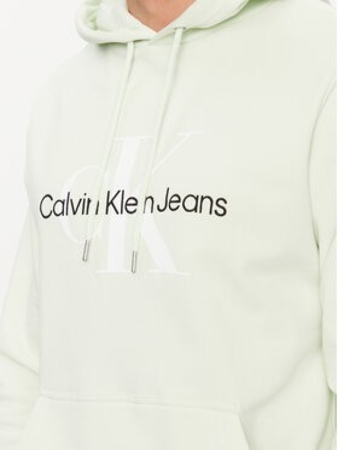 Calvin Klein Jeans Bluza J30J320805 Zielony Regular Fit