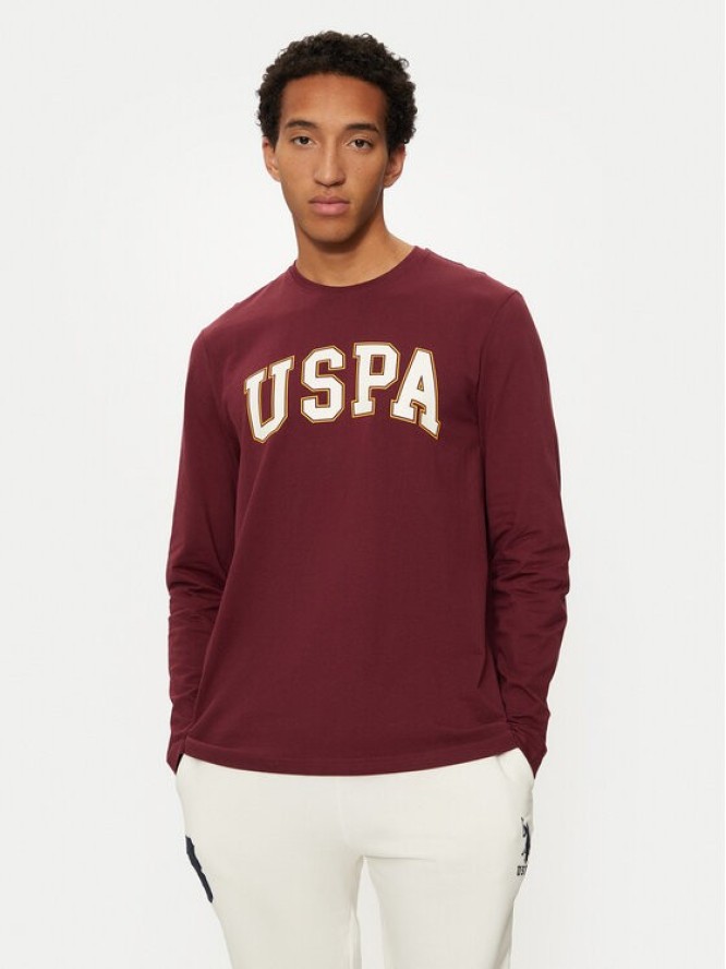 U.S. Polo Assn. Longsleeve MUP2184 Czerwony Regular Fit