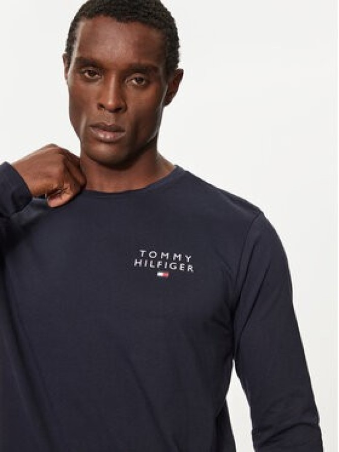 Tommy Hilfiger Longsleeve UM0UM02984 Granatowy Regular Fit