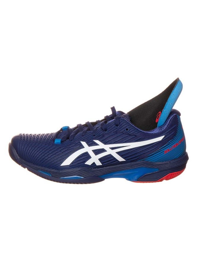 asics Buty "Solution Speed FF 2" w kolorze granatowym do tenisa rozmiar: 39,5