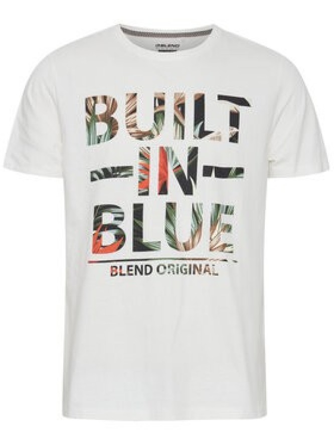 Blend T-Shirt 20715039 Biały Regular Fit