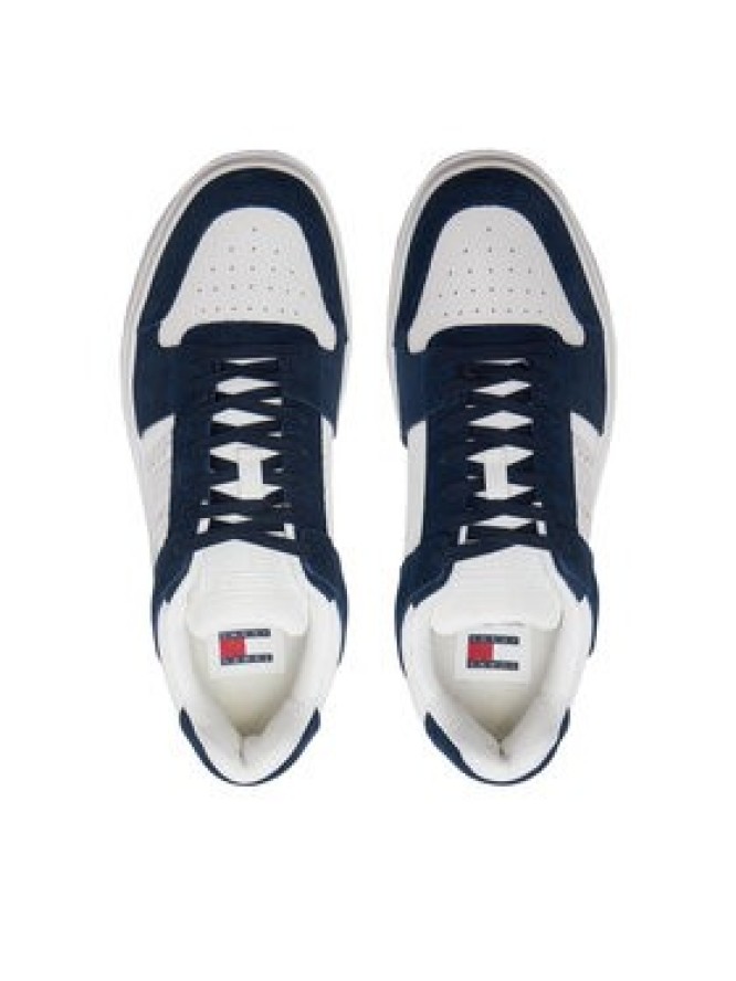 Tommy Jeans Sneakersy The Brooklyn Suede EM0EM01371 Granatowy