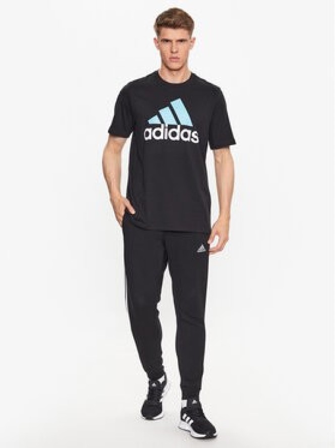 adidas T-Shirt Essentials Single Jersey Big Logo T-Shirt IJ8582 Czarny Regular Fit