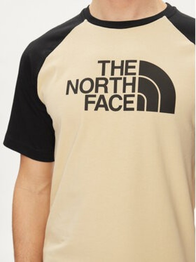 The North Face T-Shirt Easy NF0A87N7 Beżowy Regular Fit