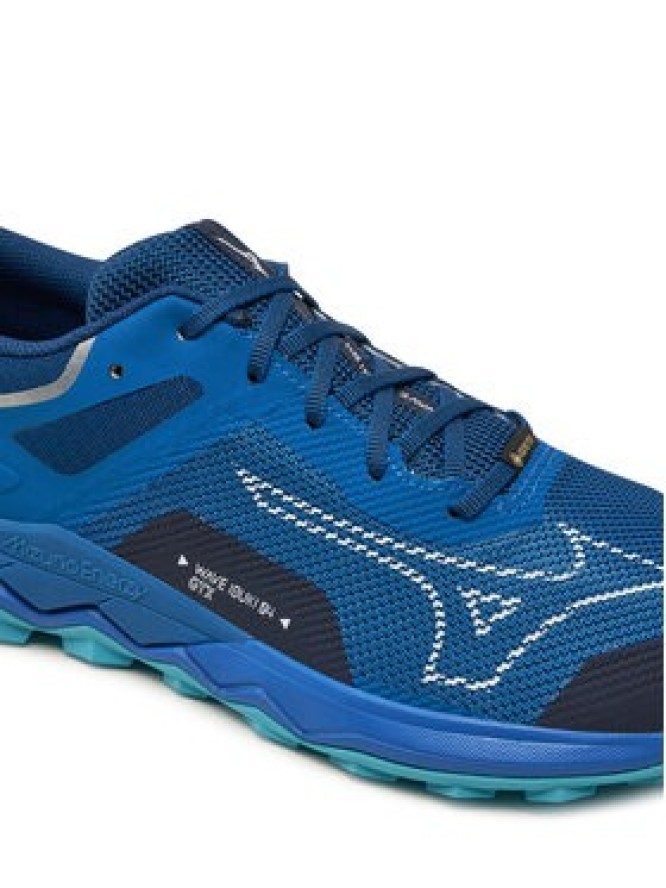 Mizuno Buty do biegania Wave Ibuki 4 Gtx GORE-TEX J1GJ2259 Niebieski