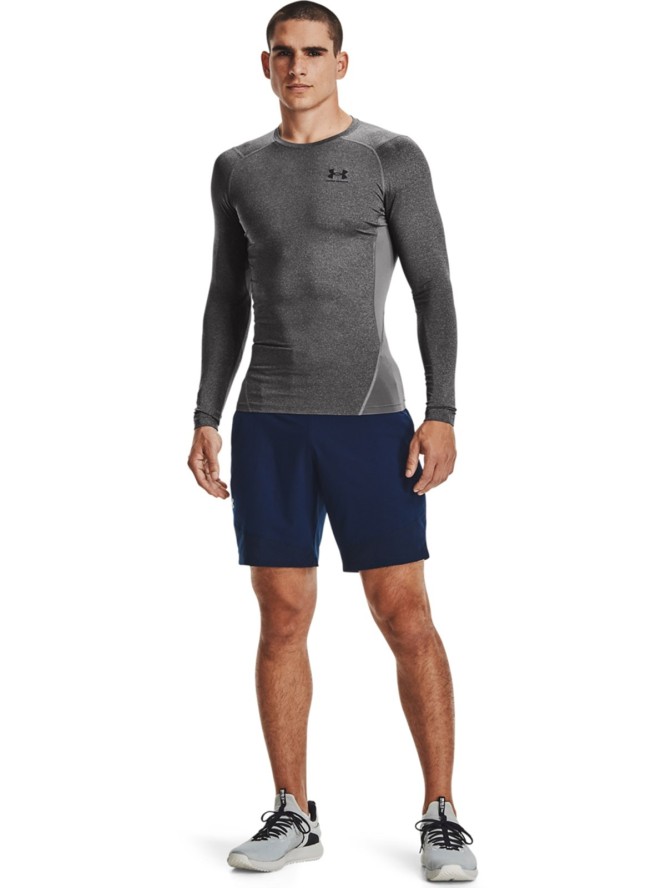 Longsleeve treningowy męski Under Armour UA Hg Armour Comp Ls - szary