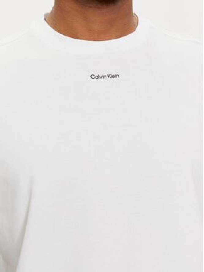 Calvin Klein T-Shirt Nano Logo K10K112487 Biały Regular Fit