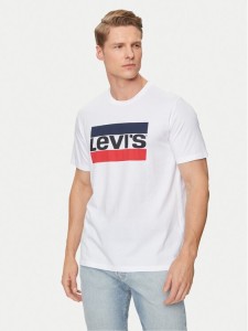 Levi's® T-Shirt Sportswear Logo Graphic 39636-0000 Biały Regular Fit