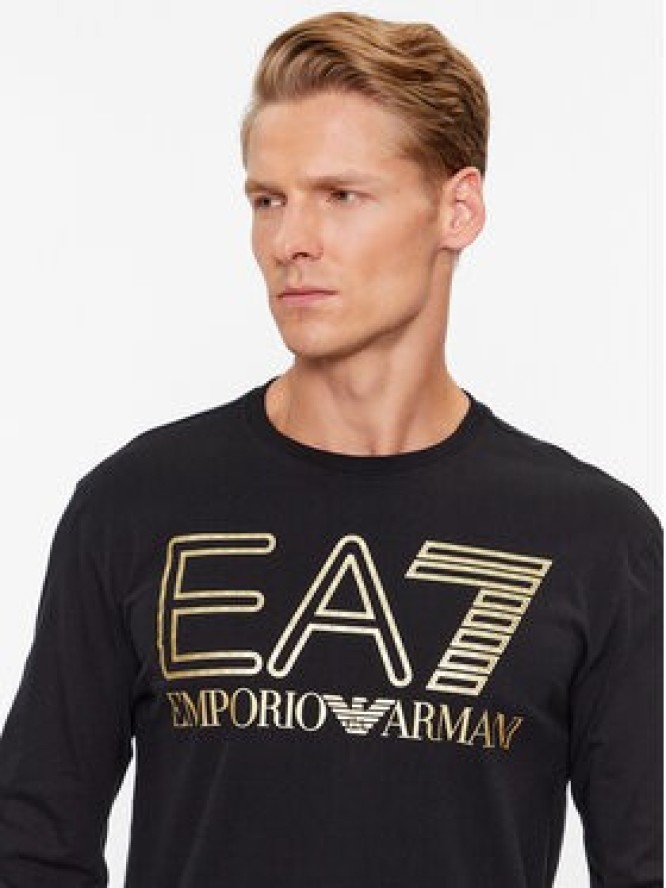 EA7 Emporio Armani Longsleeve 6RPT04 PJFFZ 0208 Czarny Regular Fit