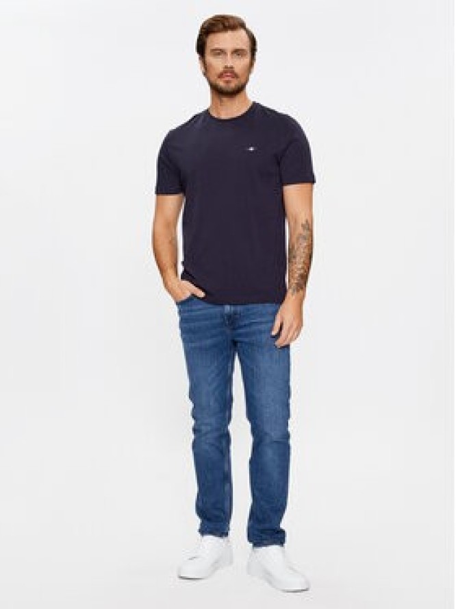 Gant T-Shirt Shield 2003184 Granatowy Regular Fit