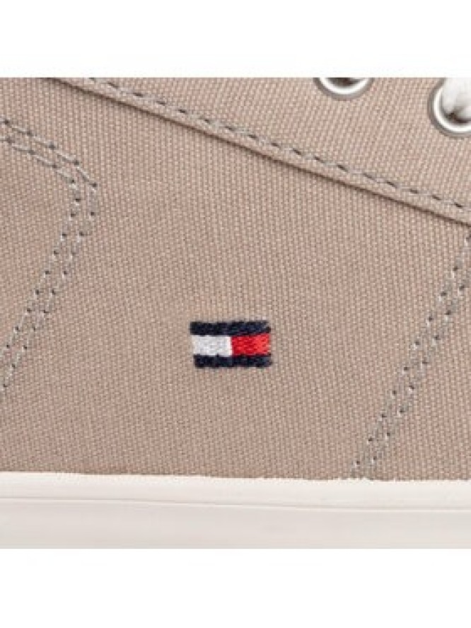 Tommy Hilfiger Tenisówki Iconic Long Lace Sneaker FM0FM01536AEP Beżowy