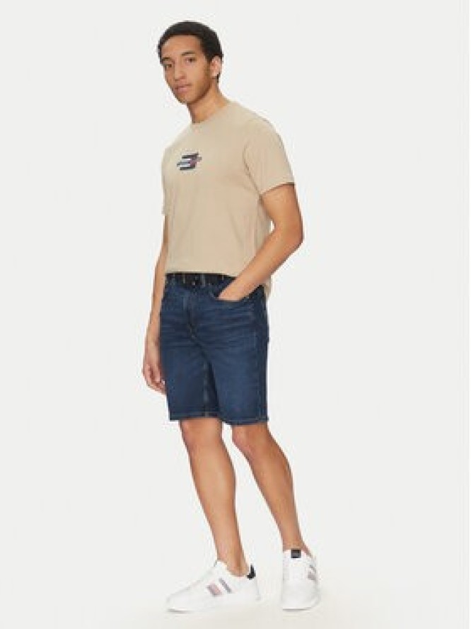 Tommy Hilfiger Szorty jeansowe Brooklyn MW0MW39196 Granatowy Slim Fit