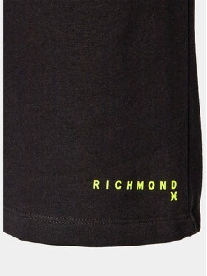 Richmond X Szorty sportowe Ceylan UMP24007BE Czarny Regular Fit
