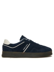 Tommy Jeans Sneakersy The Greenwich Suede EM0EM01516 Granatowy