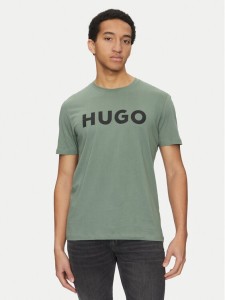 HUGO T-Shirt Dulivio 50467556 Zielony Regular Fit