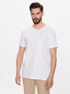 Lindbergh T-Shirt 30-420051 Biały Regular Fit