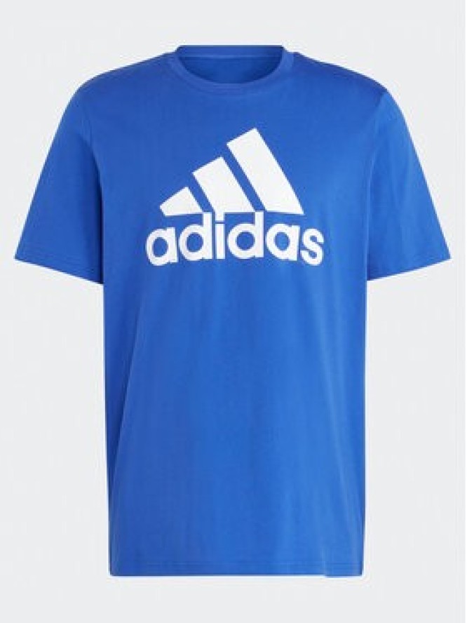 adidas T-Shirt Essentials Single Jersey Big Logo T-Shirt IC9351 Niebieski Regular Fit