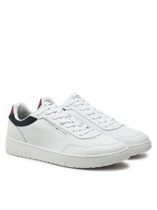 Tommy Hilfiger Sneakersy Th Basket Core Lite Lth FM0FM05369 Biały