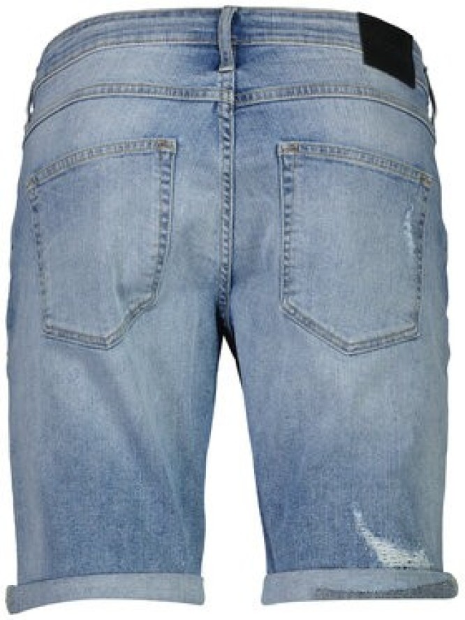 Lindbergh Szorty jeansowe 30-550002HBW Błękitny Regular Fit