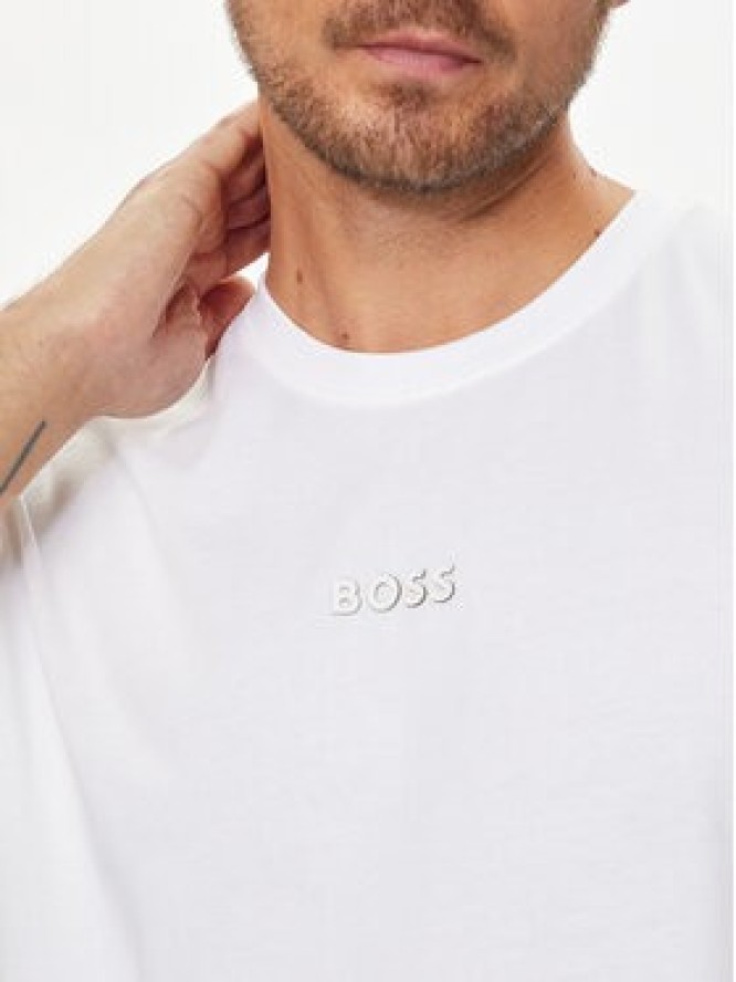 Boss T-Shirt 50519368 Biały Oversize