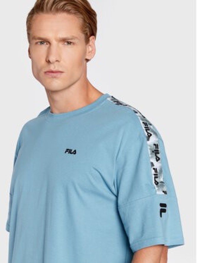 Fila T-Shirt Brittnau FAM0194 Niebieski Relaxed Fit