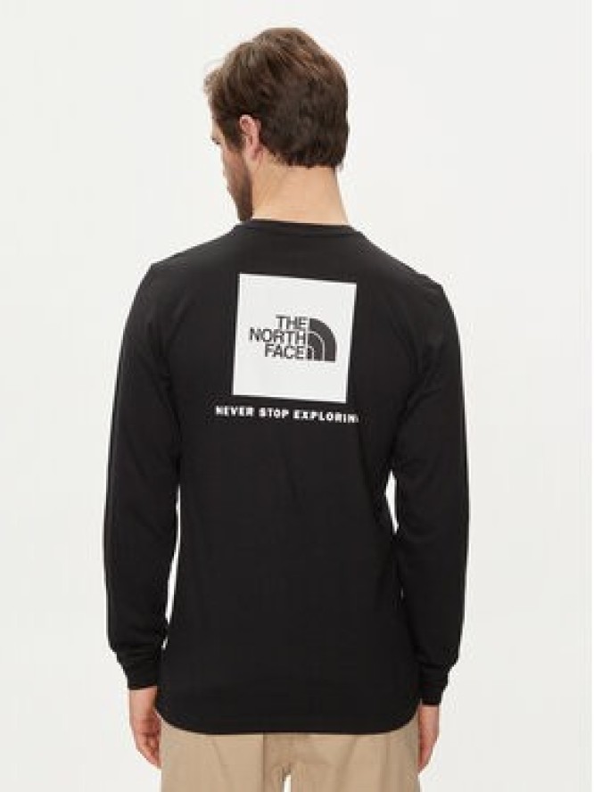 The North Face Longsleeve Redbox NF0A87NN Czarny Regular Fit