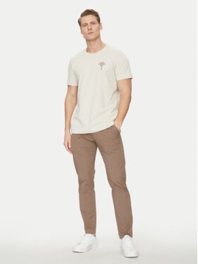 JOOP! T-Shirt 17 JJ-03Brisko 10017941 30044674 Beżowy Regular Fit