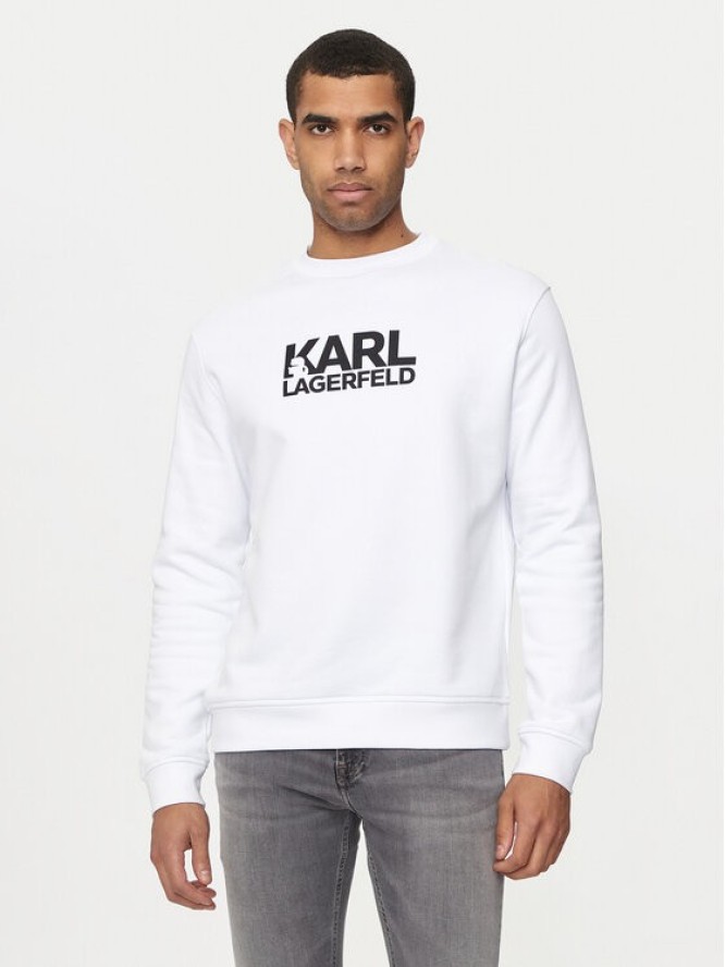 KARL LAGERFELD Bluza 705091 543917 Biały Regular Fit