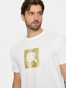 KARL LAGERFELD T-Shirt 755460 551235 Biały Regular Fit