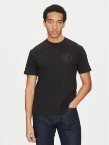 Just Cavalli T-Shirt 78OAHT01 Czarny Regular Fit