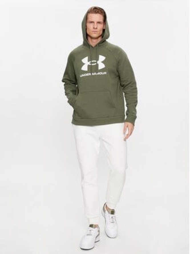 Under Armour Bluza Ua Rival Fleece Logo Hd 1379758 Khaki Loose Fit