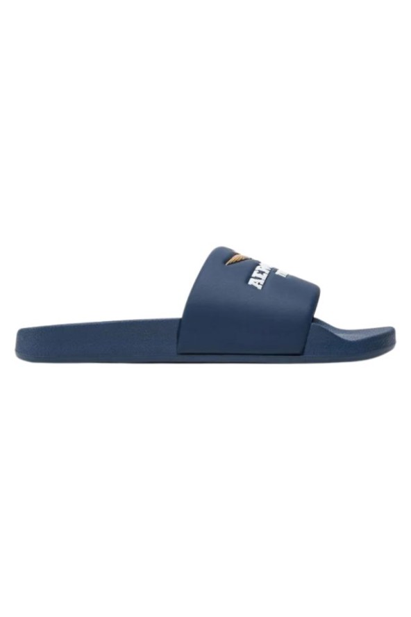 AERONAUTICA MILITARE Niebieskie klapki Beach Slide Sandals