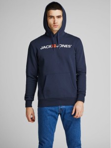 Jack&Jones Bluza Corp Old Logo 12137054 Granatowy Regular Fit