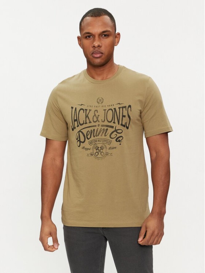 Jack&Jones T-Shirt 12251308 Beżowy Regular Fit