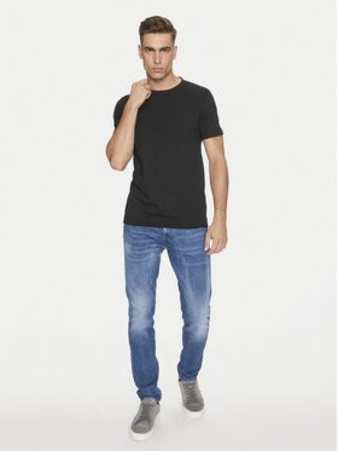 Replay T-Shirt M3590A.000.2660 Czarny Regular Fit