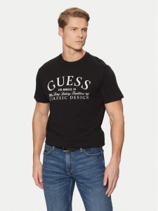 Guess T-Shirt M5RI43 K9RM1 Czarny Regular Fit