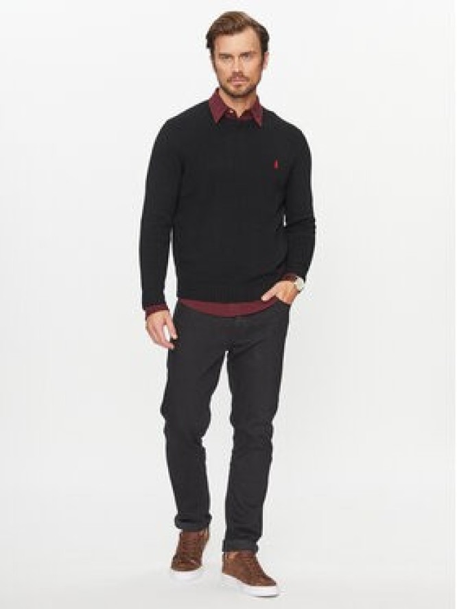 Polo Ralph Lauren Sweter 710810846020 Czarny Regular Fit