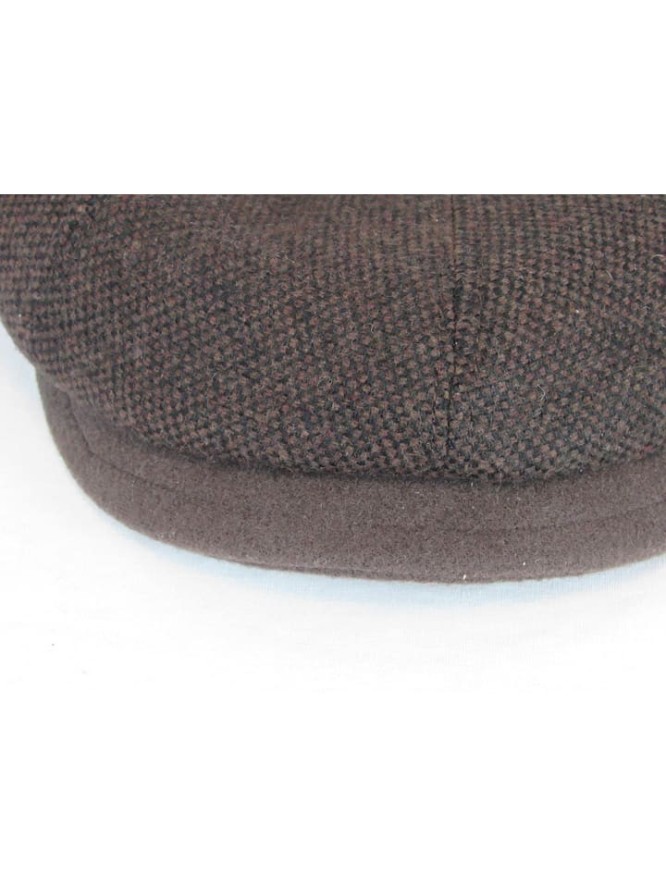 MGO leisure wear Beret "Arthur" w kolorze ciemnobrązowym rozmiar: 59 cm