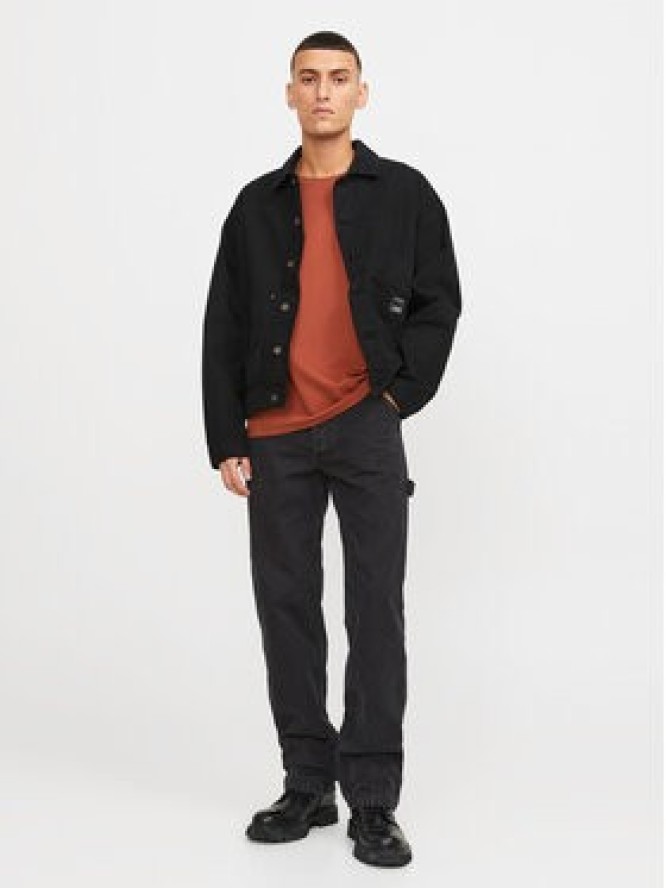 Jack&Jones Jeansy Eddie 12252802 Czarny Loose Fit