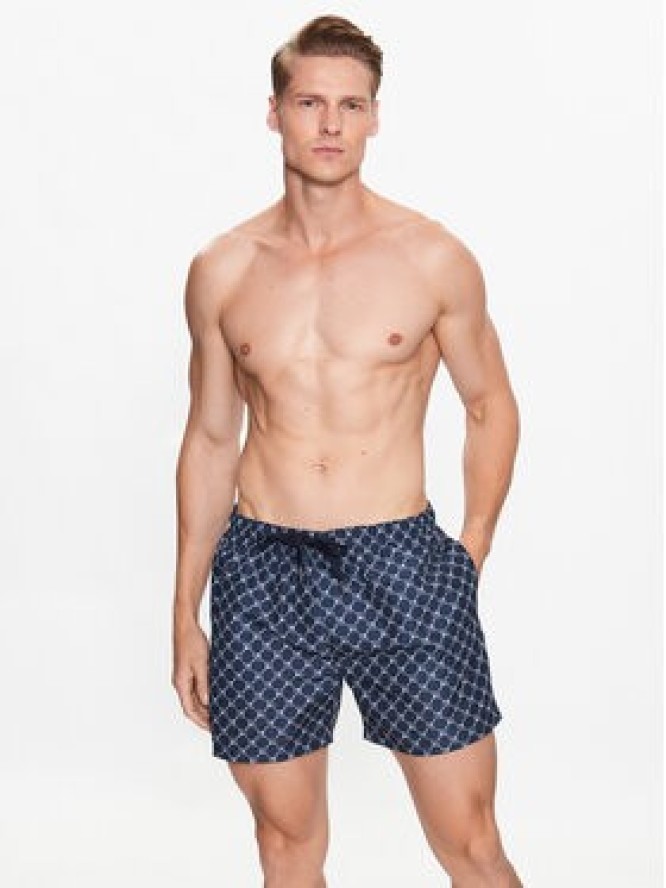 JOOP! Szorty kąpielowe Mykonos 30035583 Granatowy Regular Fit