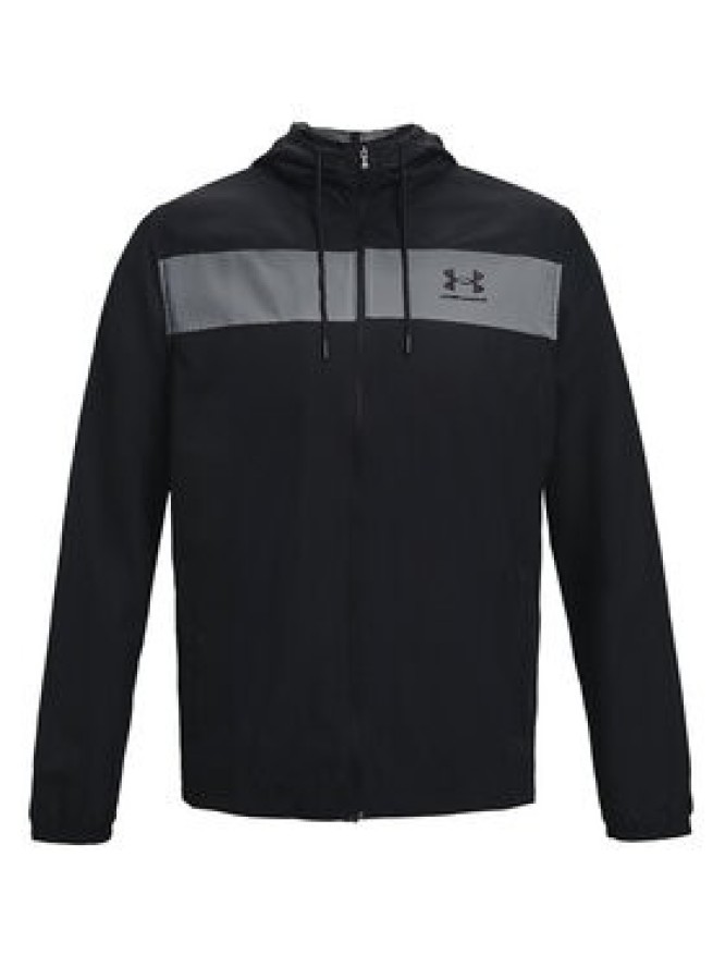 Under Armour Wiatrówka UA SPORTSTYLE WINDBREAKER 1361621 Czarny Regular Fit