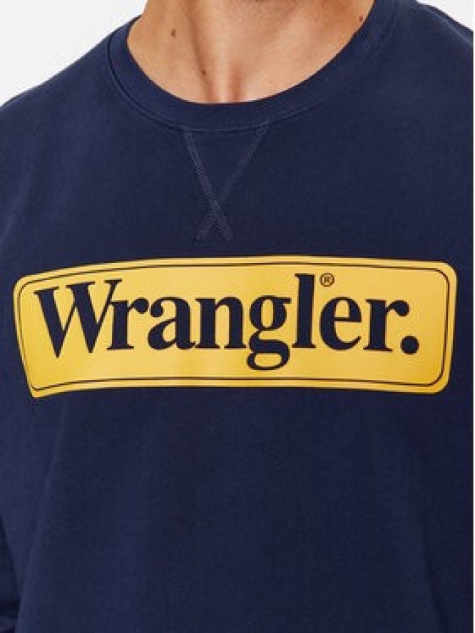 Wrangler Bluza Seasonal 112341196 Granatowy Regular Fit