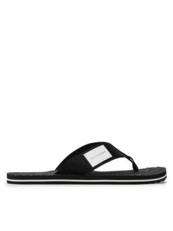 Calvin Klein Jeans Japonki Beach Sandal Woven Patch YM0YM00657 Czarny