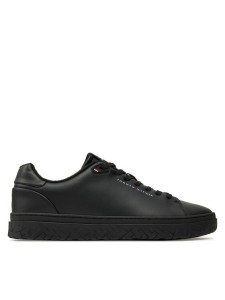 Tommy Hilfiger Sneakersy Court Thick Cupsole Leather FM0FM05208 Czarny