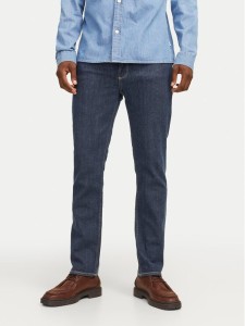 Jack&Jones Jeansy Clark 12261707 Granatowy Regular Fit